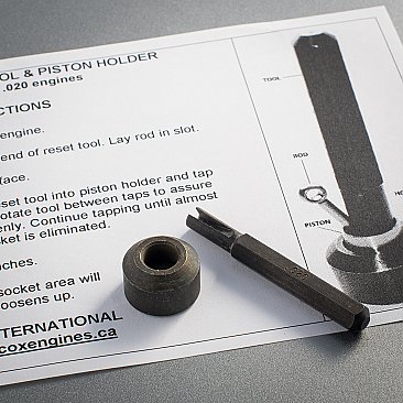 Cox .020 Piston Reset Tool